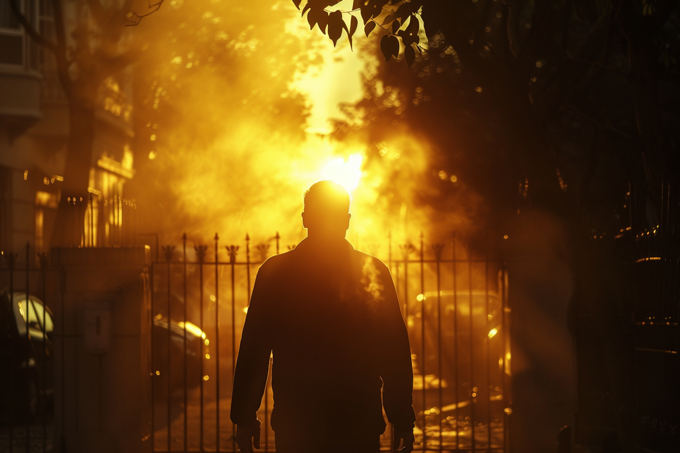 Silhouette of a man | Source: No source