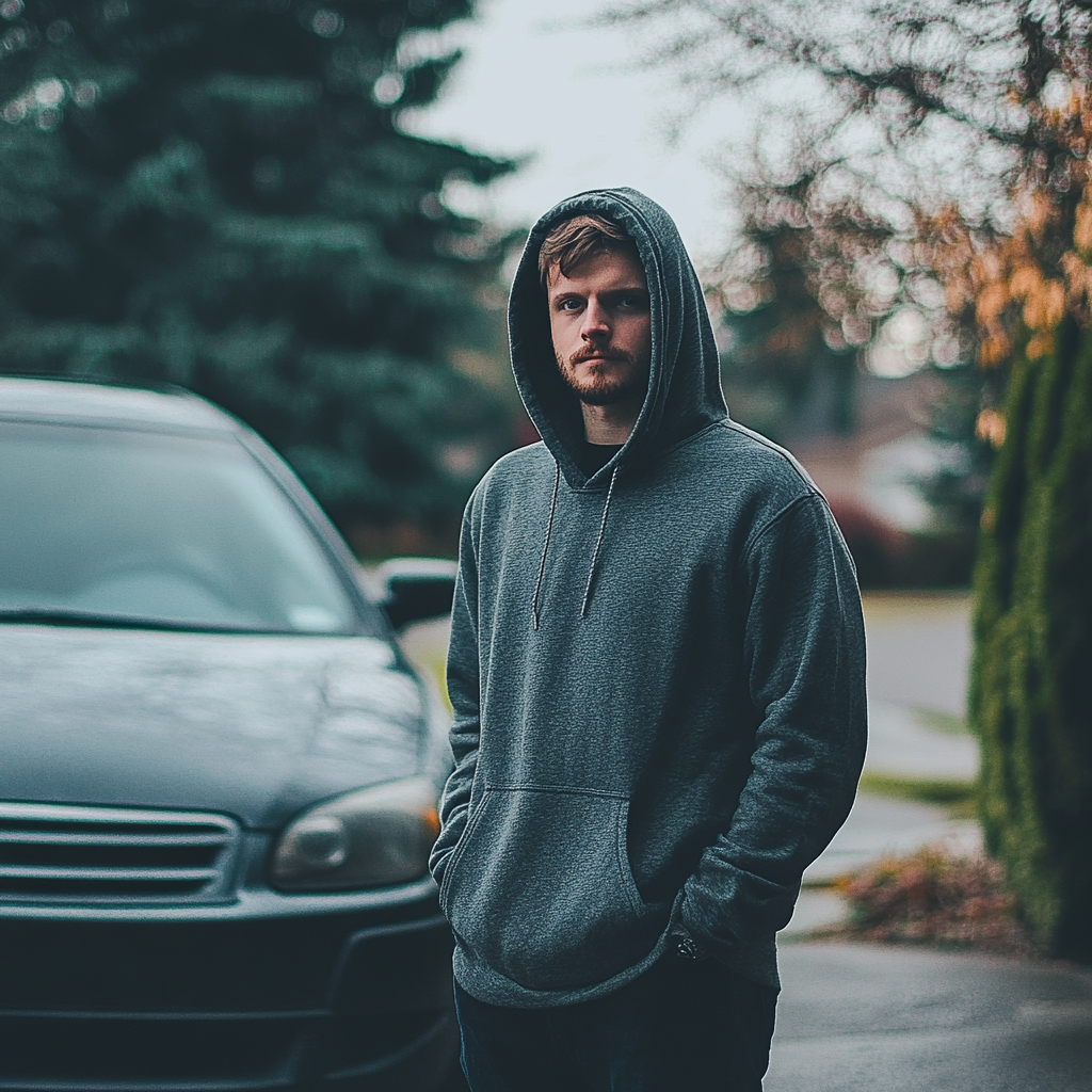 A man standing next to his car | Source: No source