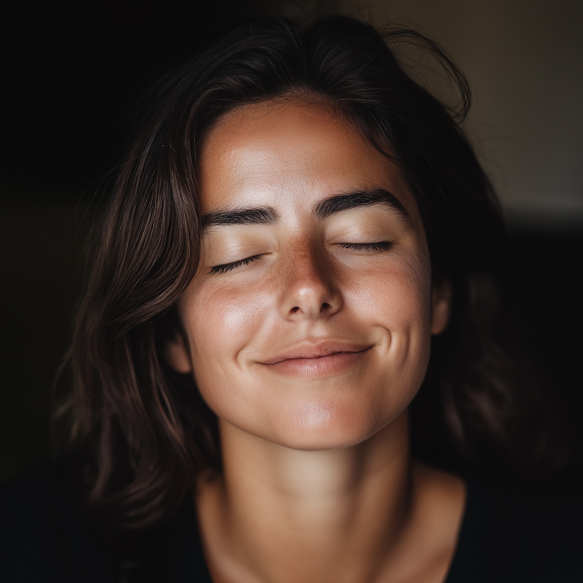 A smiling woman | Source: No source
