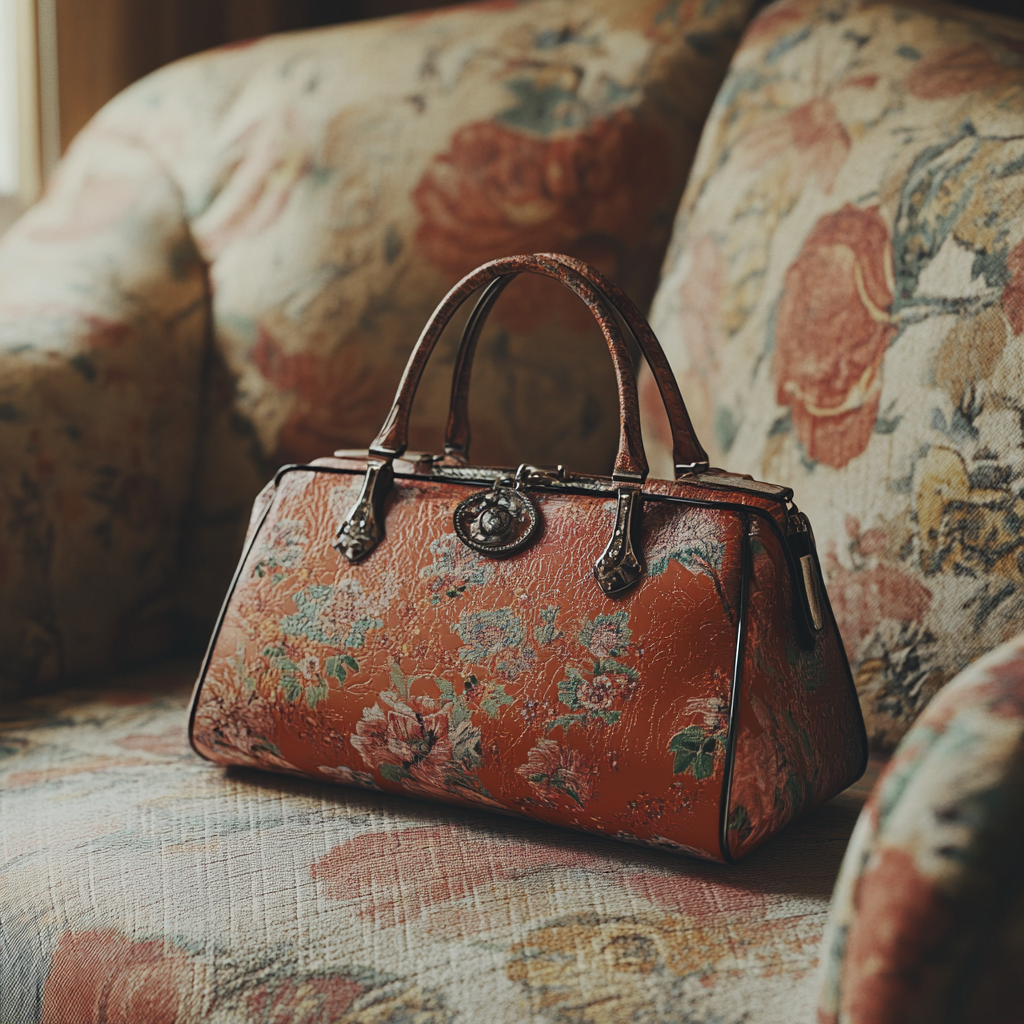 A purse on a couch | Source: No source