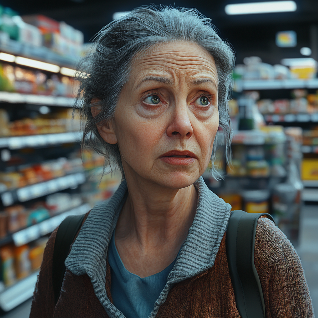 A woman in a supermarket | Source: no source