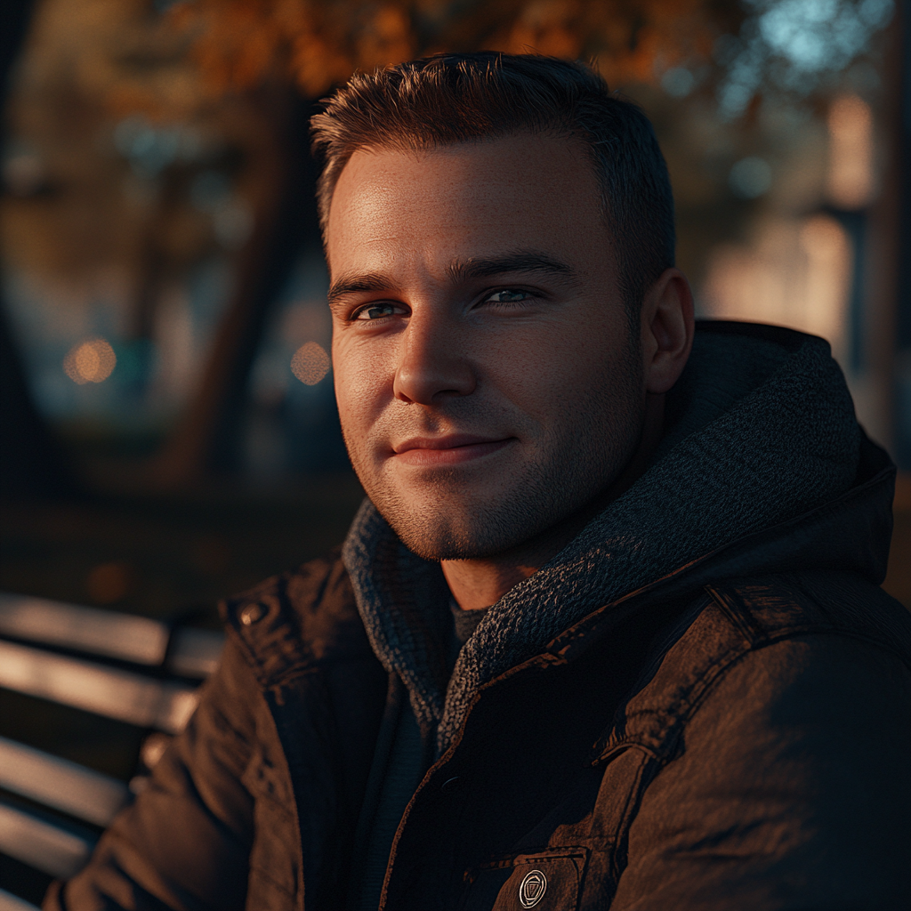 A man sitting on a bench | Source: no source