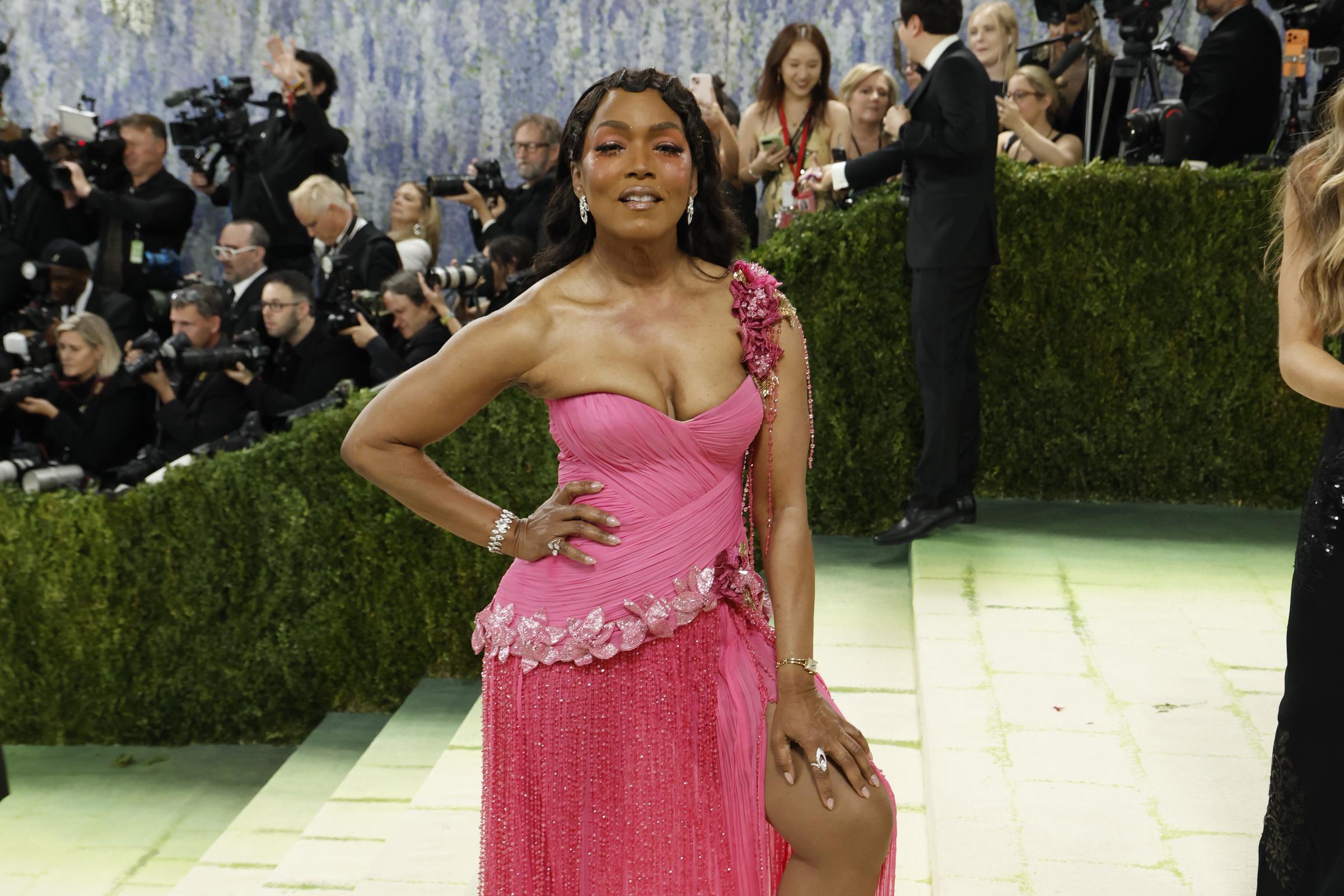 Angela Bassett attends the 2026 Met Gala celebrating "Costume Art" at Metropolitan Museum of Art on May 04, 2026 in New York City. | Source: Getty Images