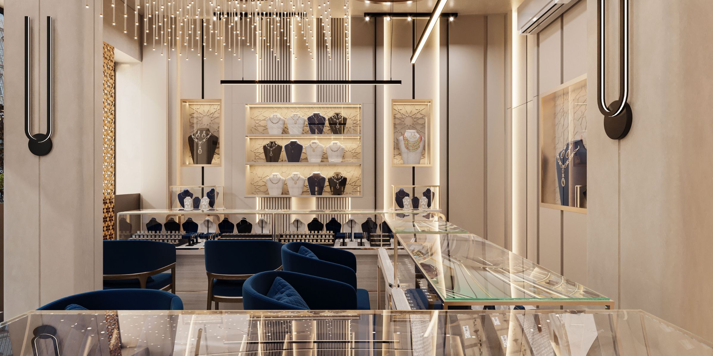 The inside view of a modern and fancy jewelry store | Source: Pexels