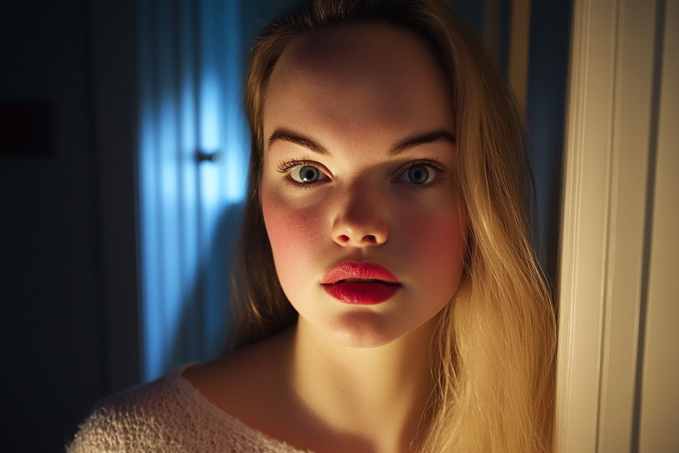 A close-up shot of a woman's face | Source: no source
