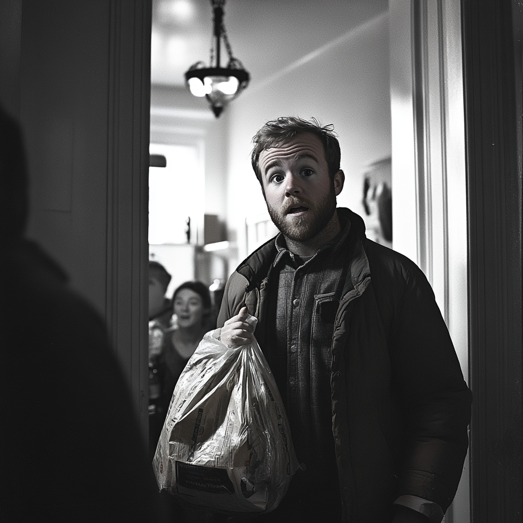 A shocked man at a party | Source: no source