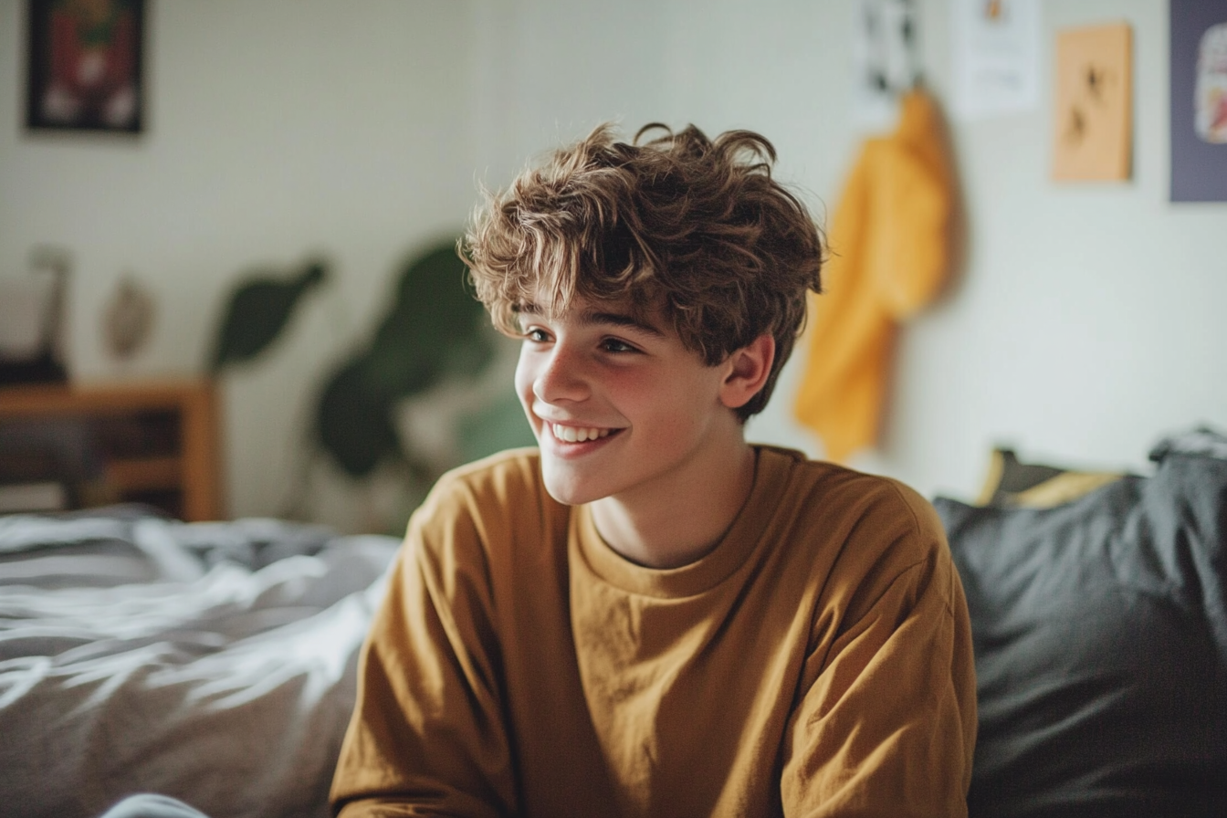 A cheerful teenage boy | Source: No source