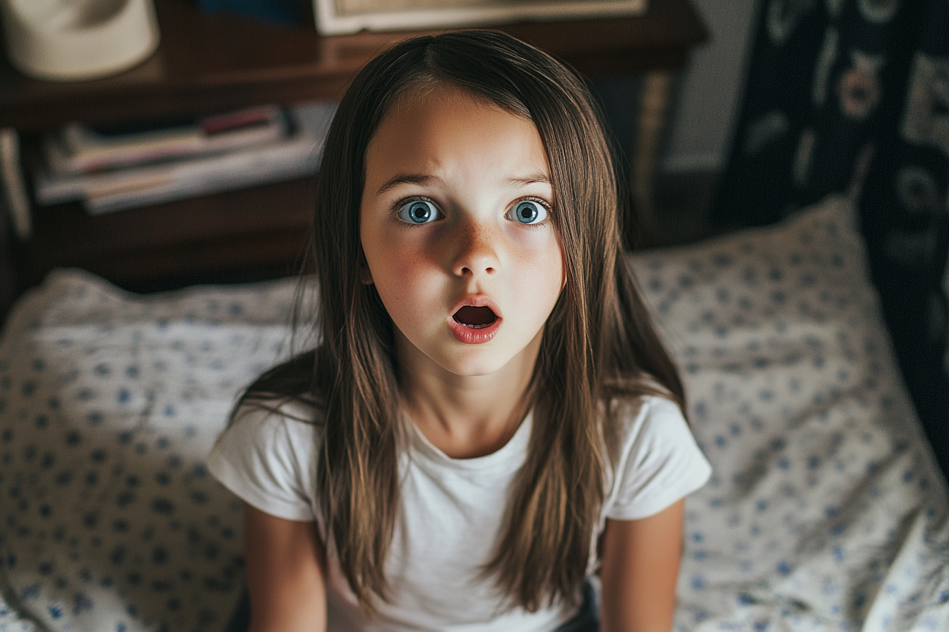 A shocked girl | Source: No source