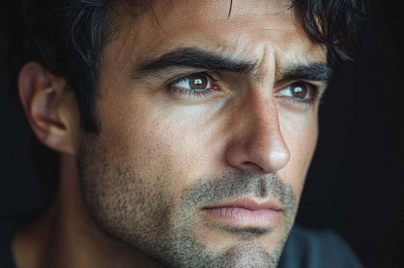 A frowning man | Source: No source