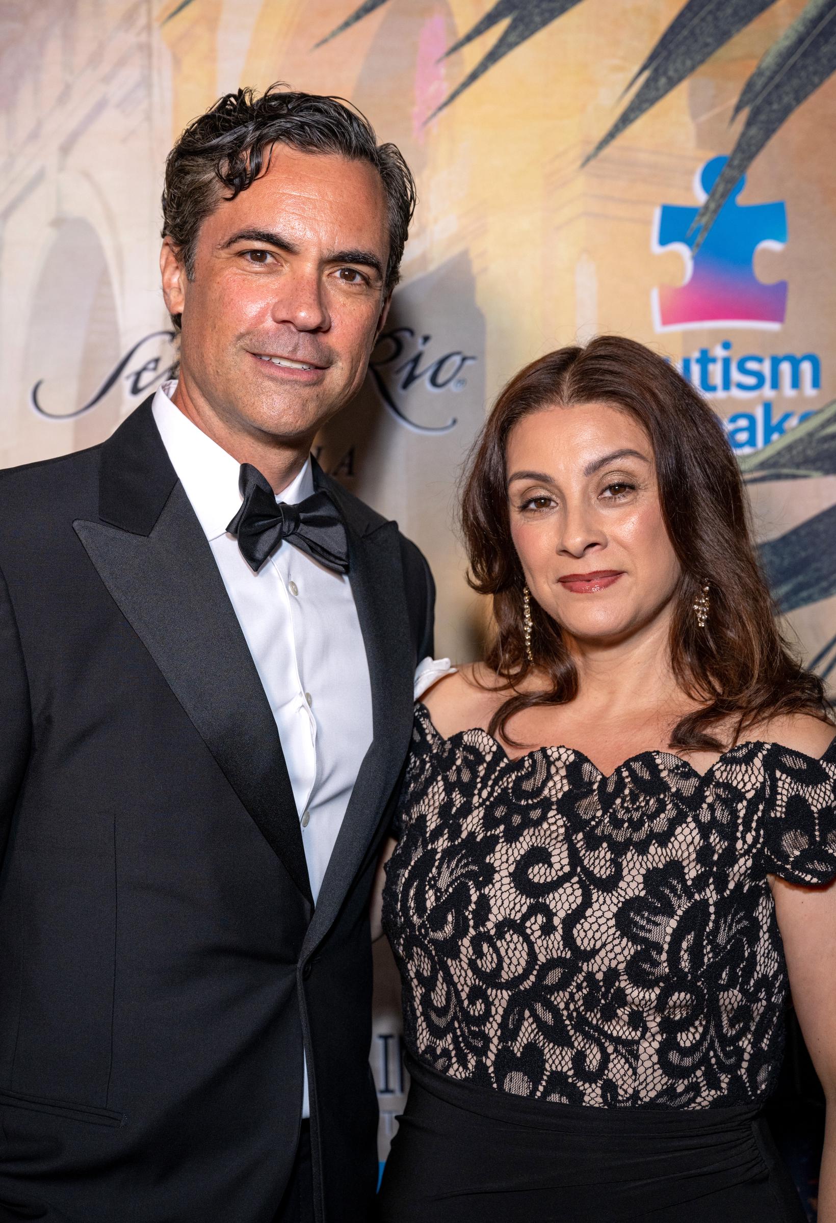 Danny and Lilly Pino at the Autism Speaks Los Angeles Gala on October 24, 2024, in Los Angeles. | Source: Getty Images