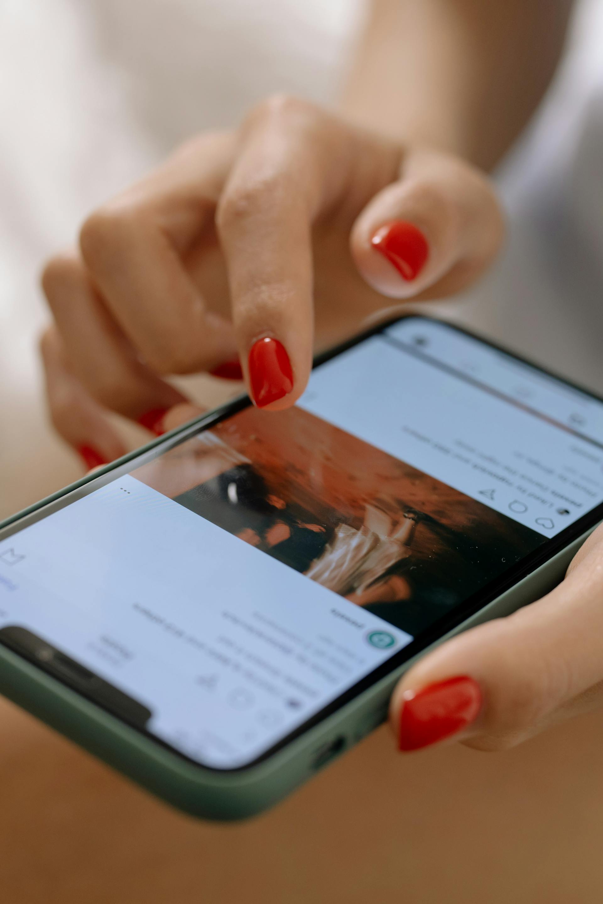 A woman scrolling on social media | Source: Pexels