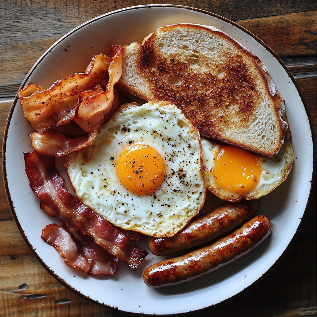 A breakfast plate | Source: no source