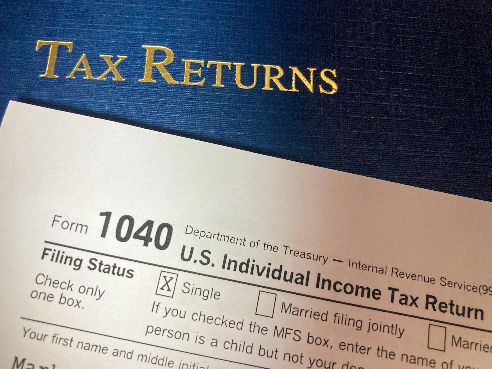 A tax document | Source: Pexels
