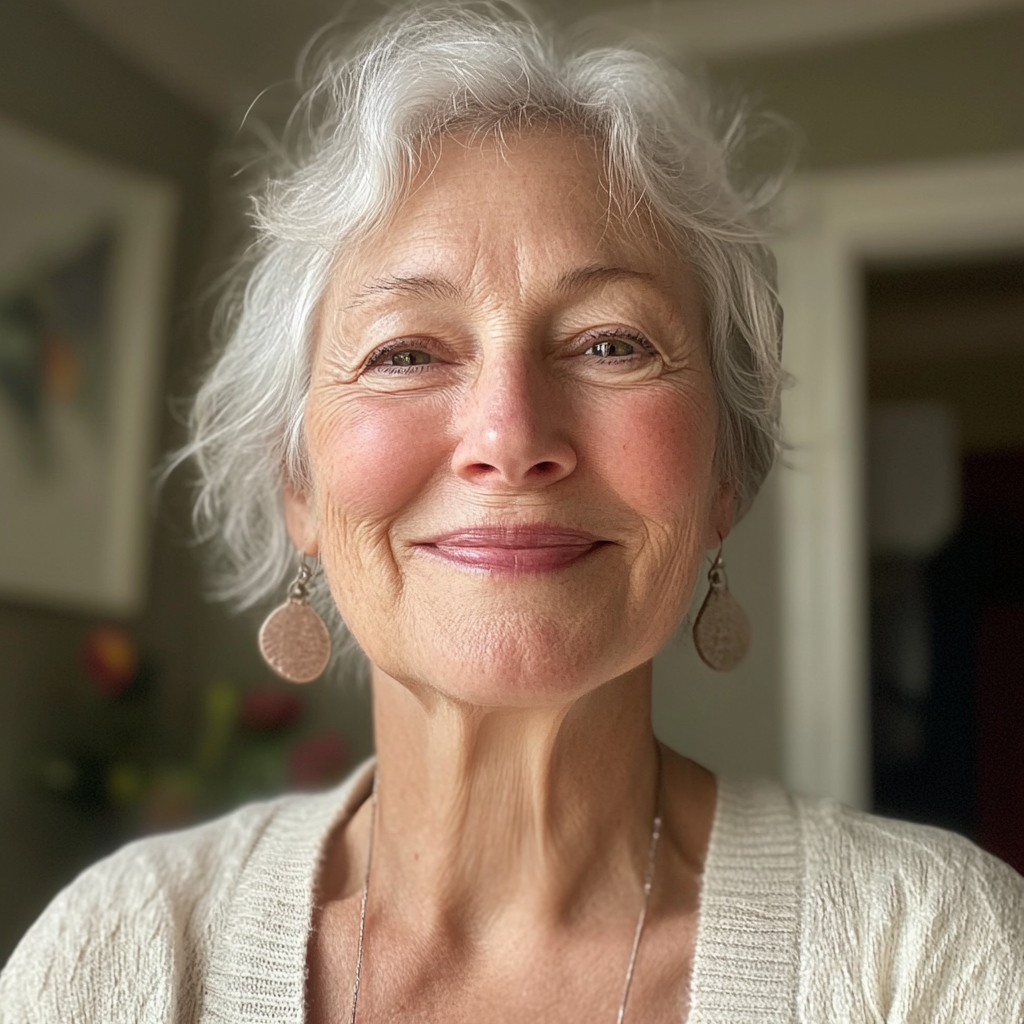 A smiling older woman | Source: No source