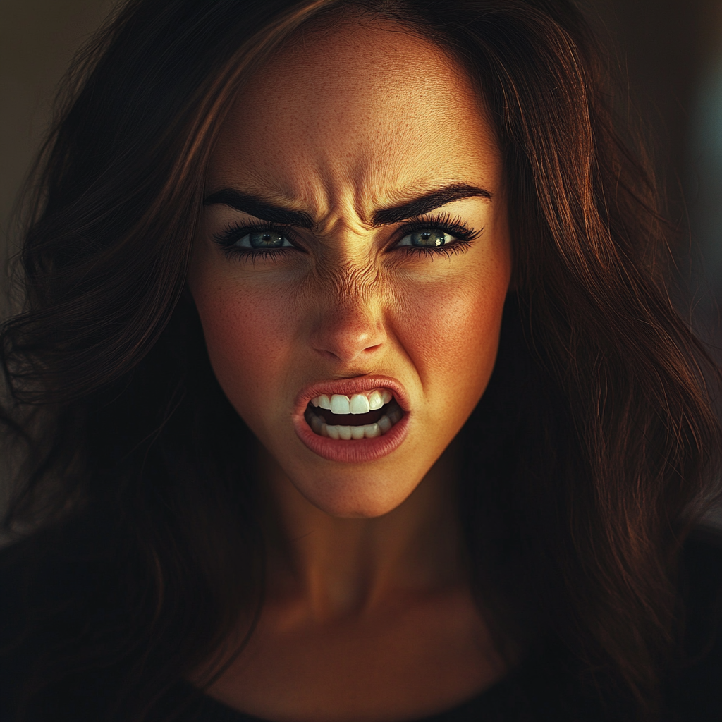 A woman yelling | Source: no source