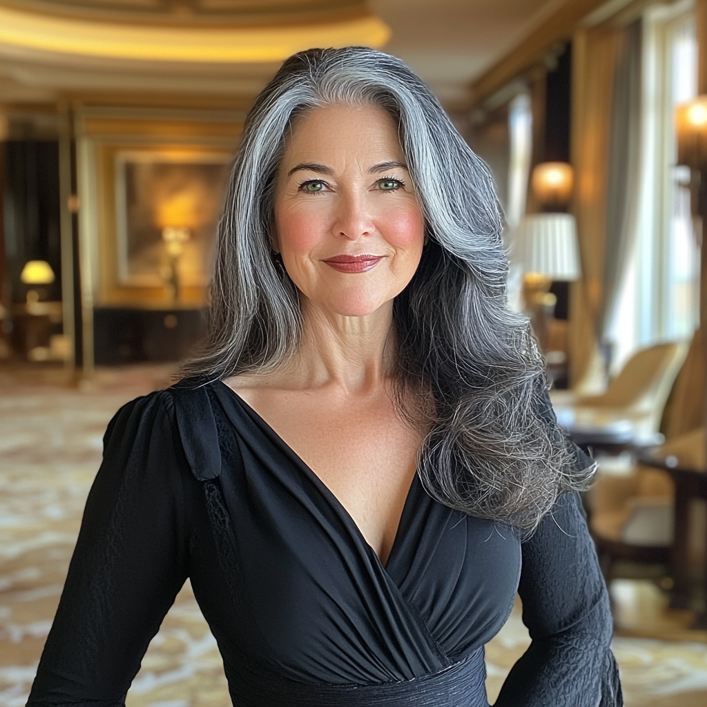 A smiling older woman | Source: No source