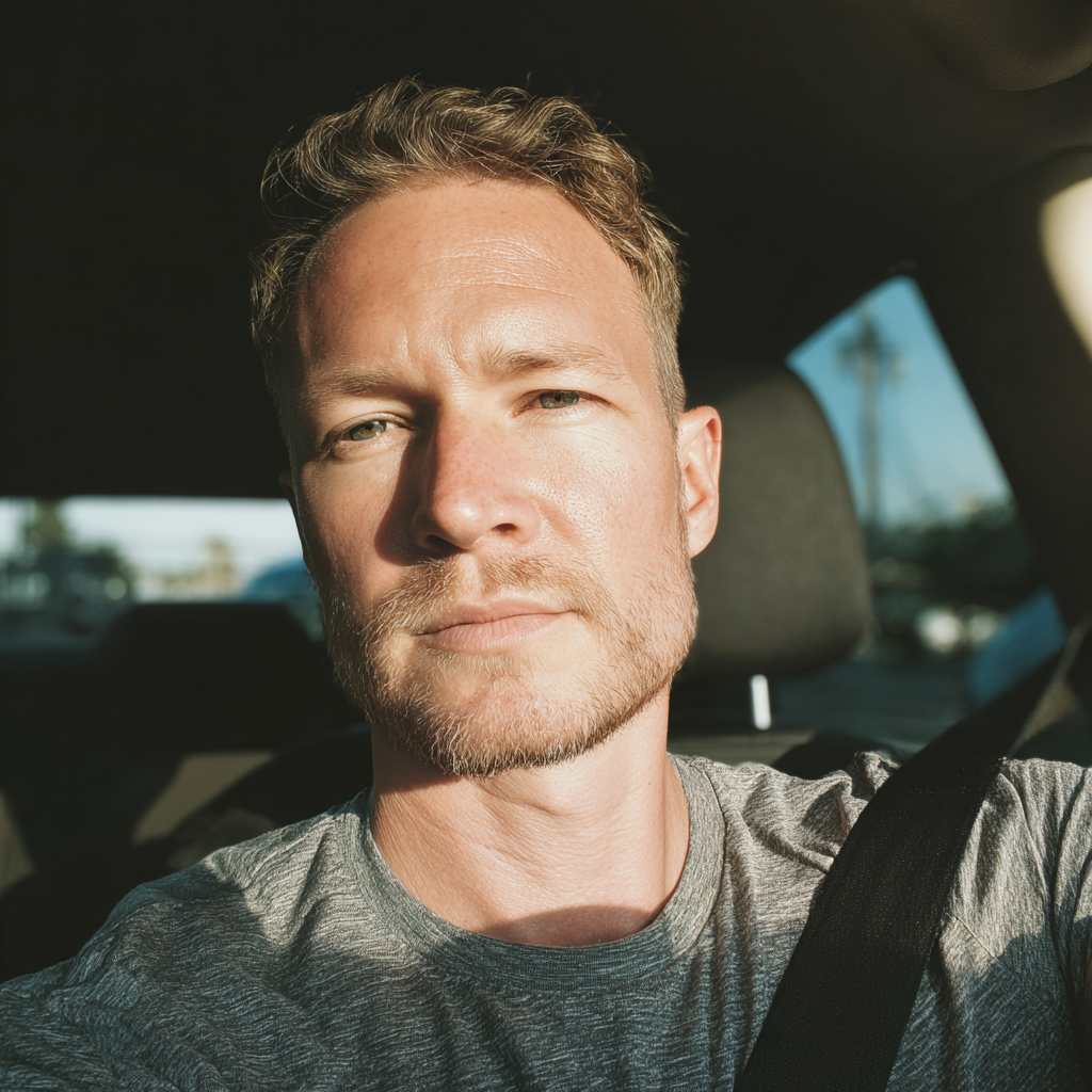 A man driving a car | Source: No source
