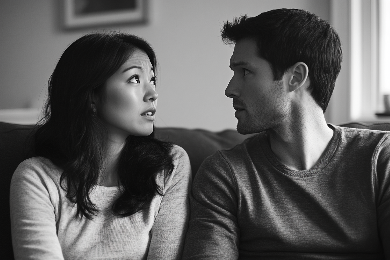 A couple sitting on a sofa together | Source: No source