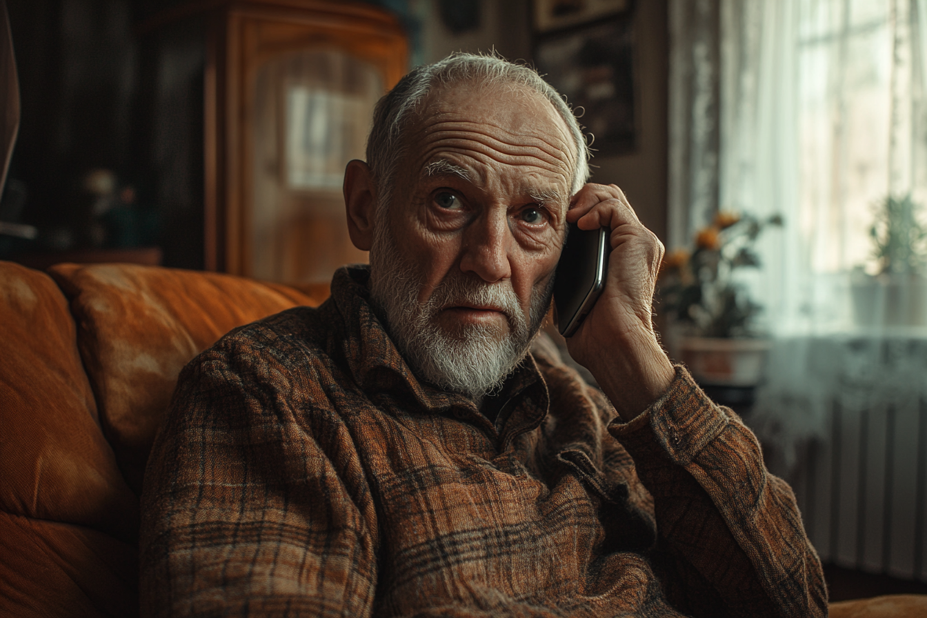 A man making a phone call | Source: no source