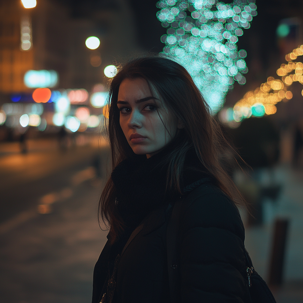 A sad woman walking on the street | Source: No source