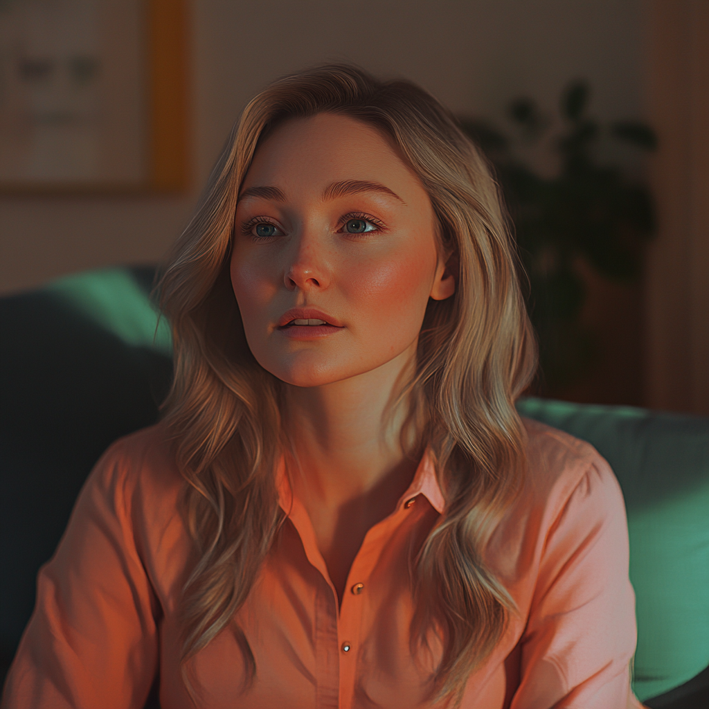 A woman lost in deep thought | Source: No source