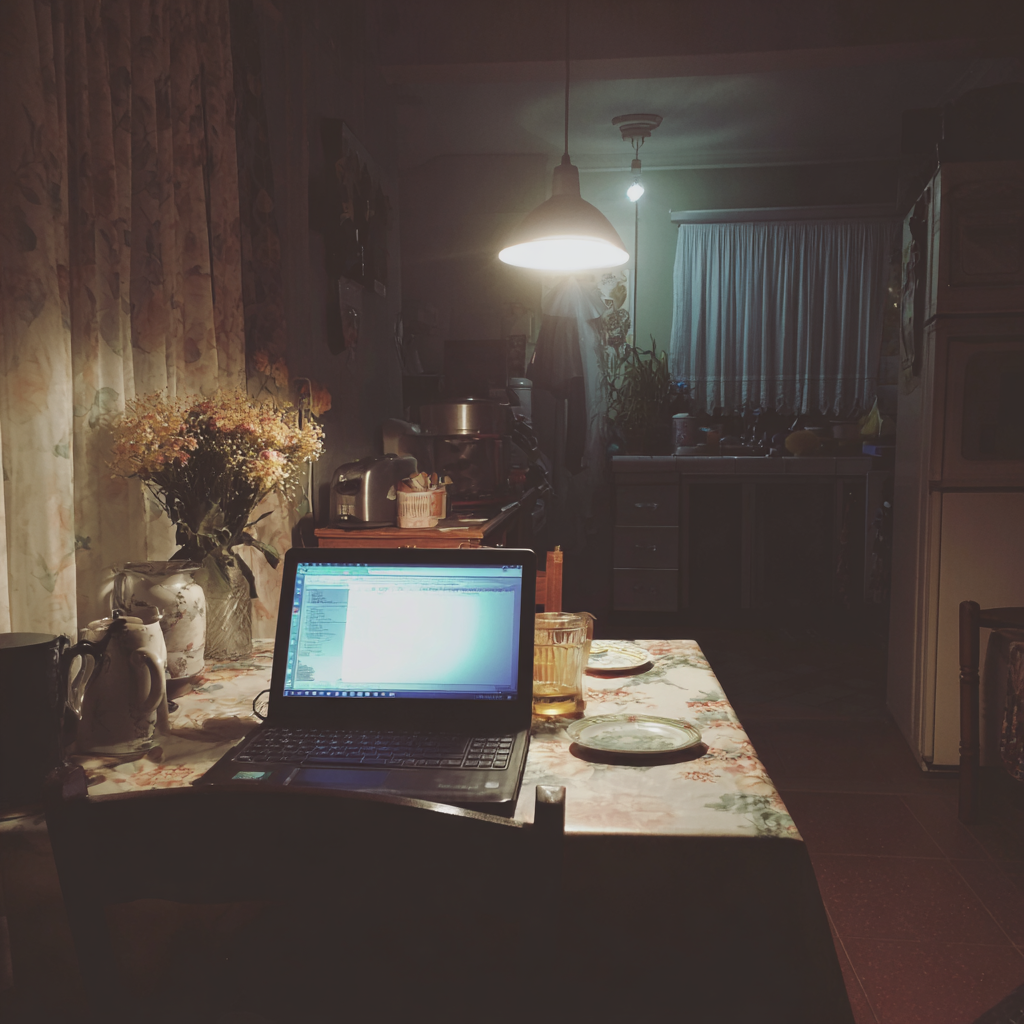A laptop on a table | Source: No source