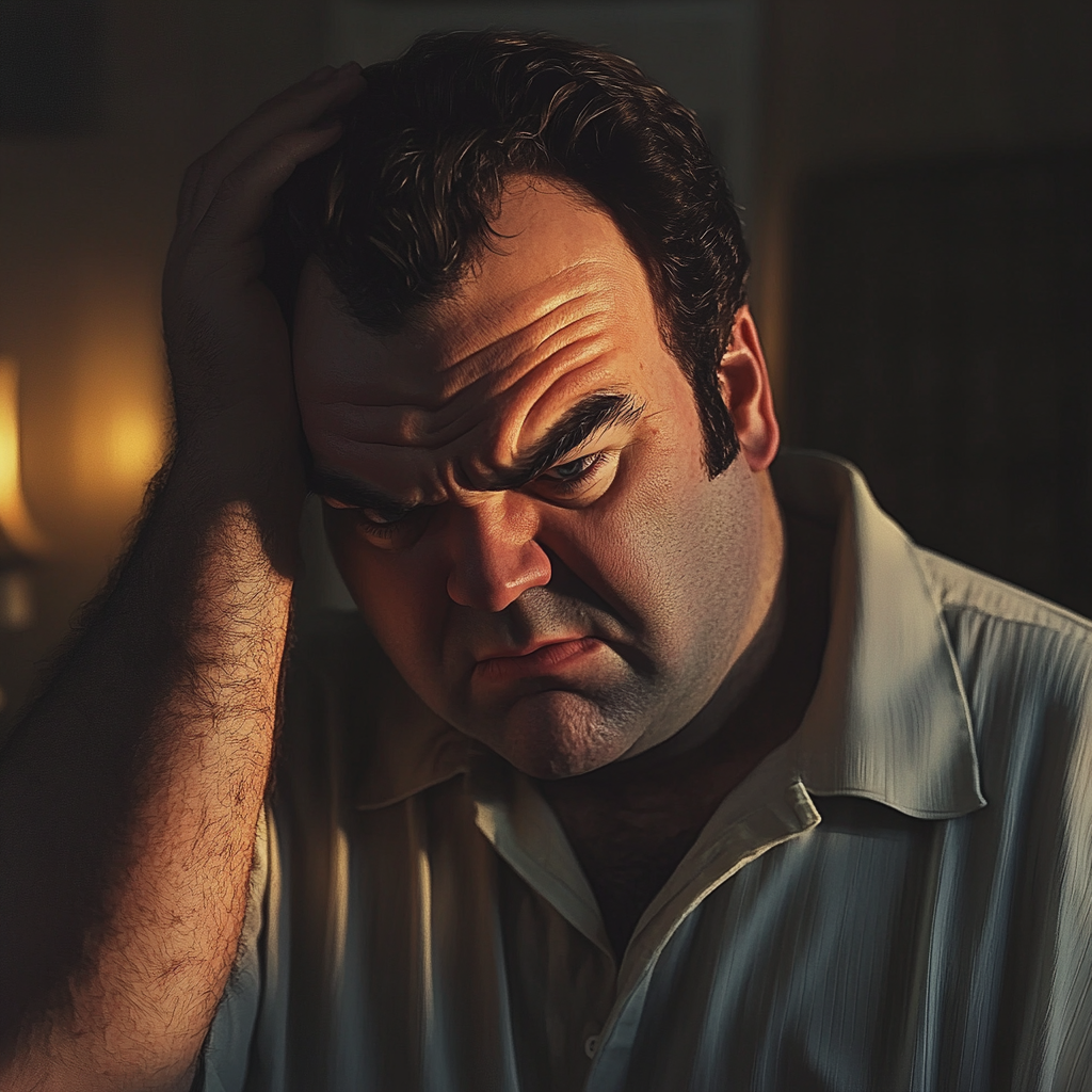 A man overwhelmed with defeat and regret | Source: no source