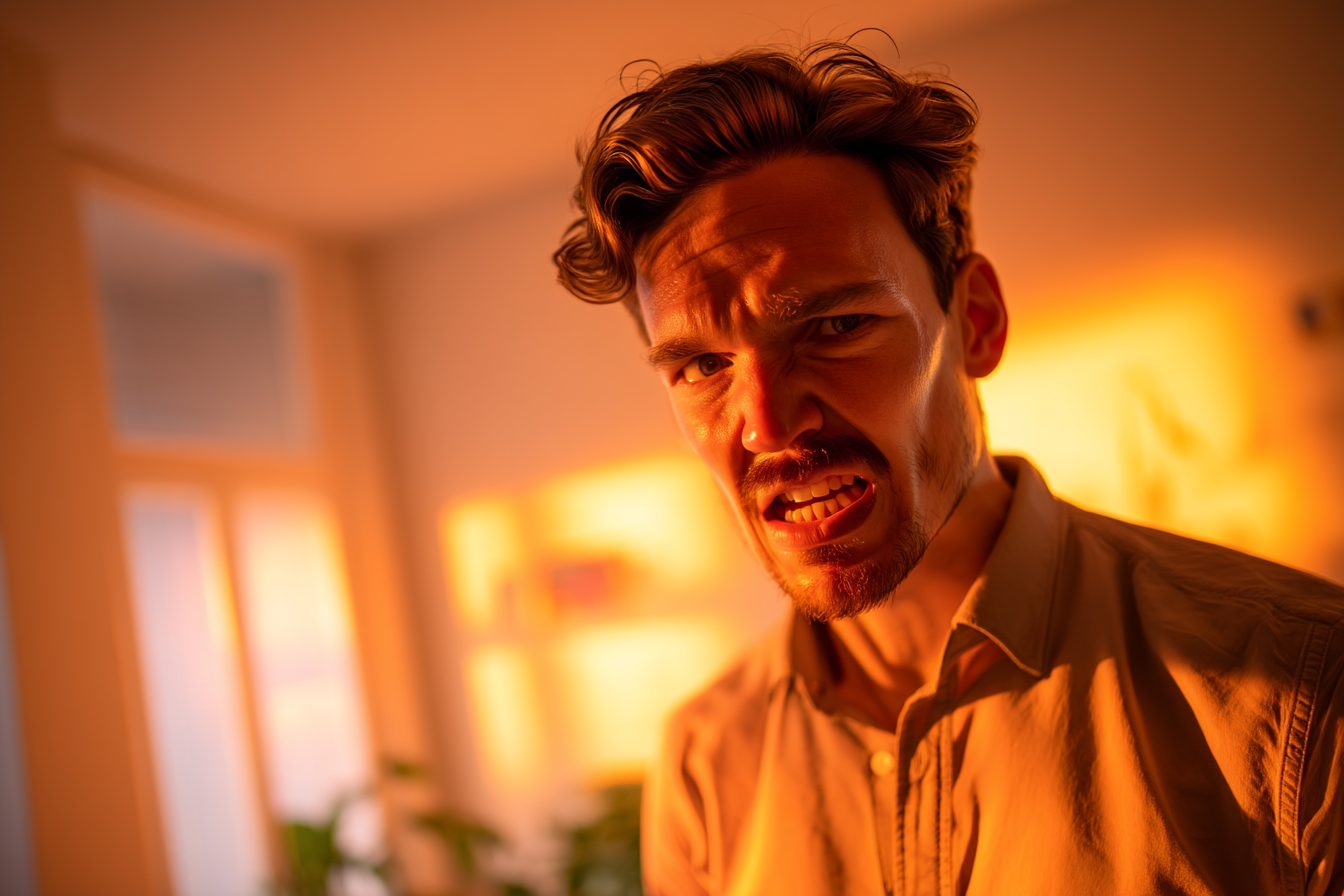 An angry man | Source: No source