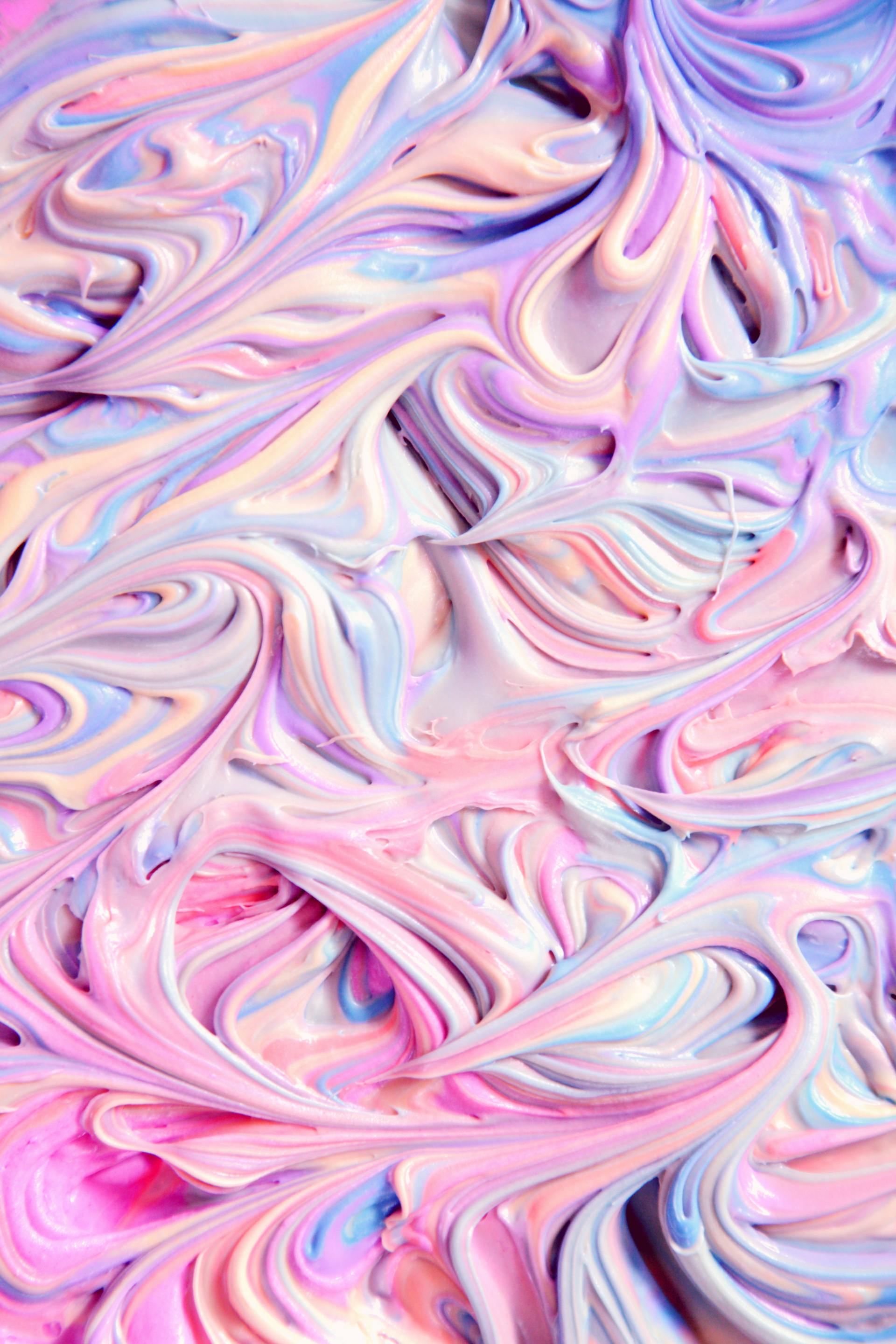A close-up of rainbow buttercream frosting | Source: Pexels