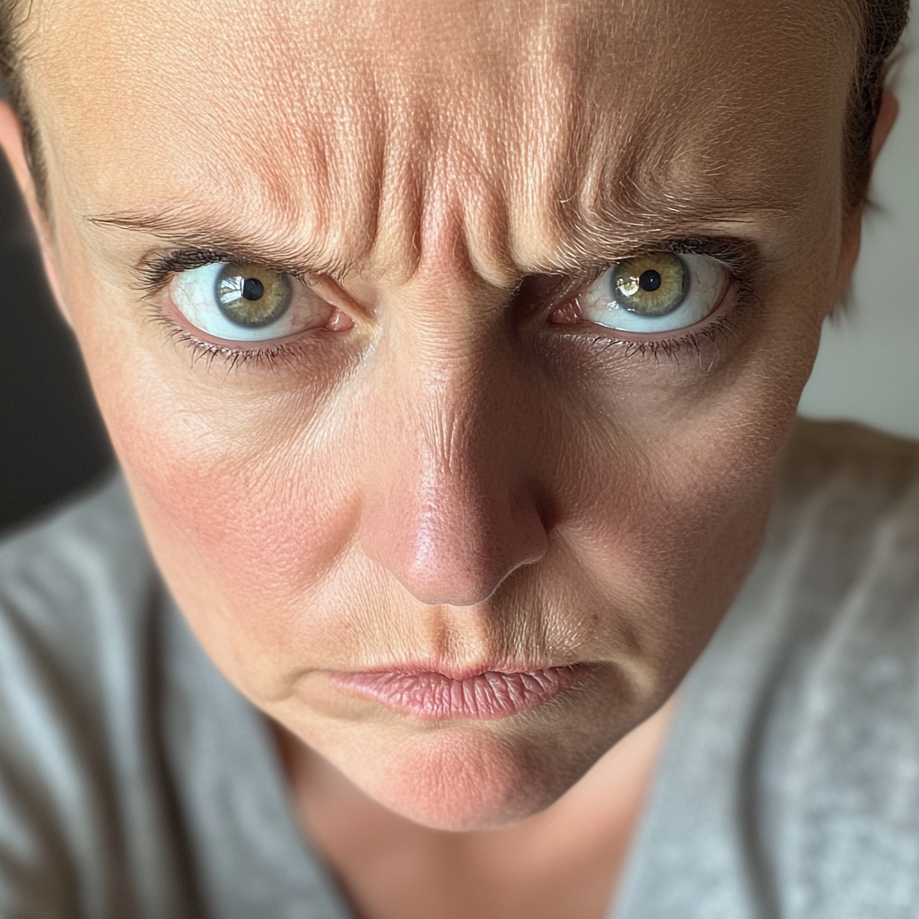 A frowning woman | Source: No source