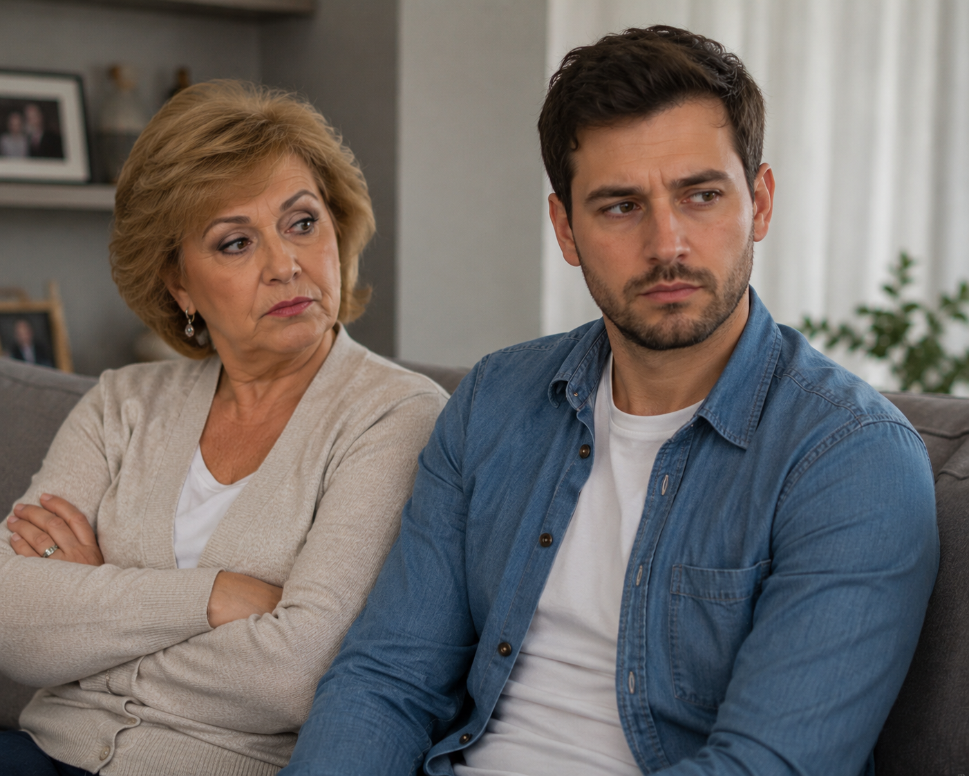 Mother and son in a living room | Source: Amomama