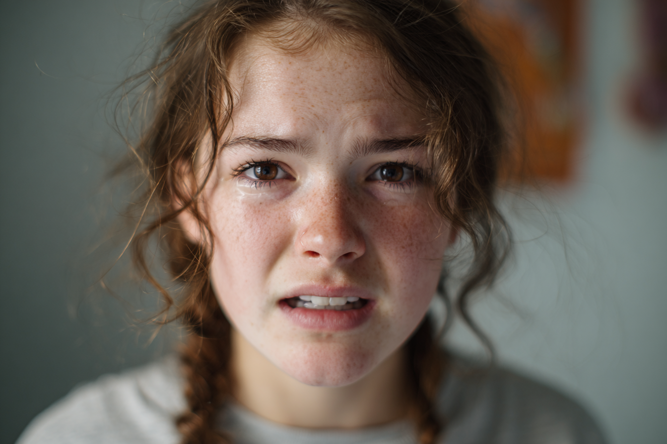 A girl crying | Source: No source