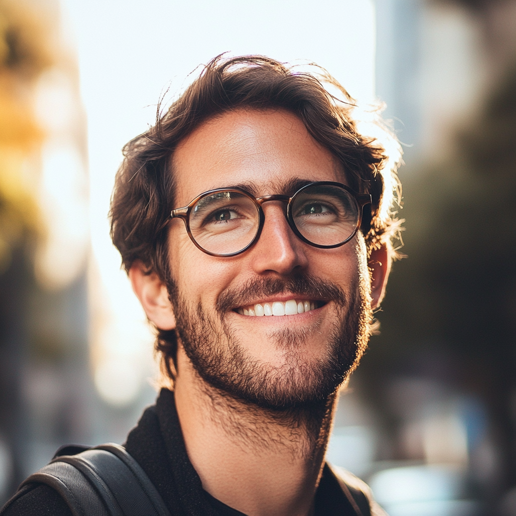 A man smiling | Source: No source