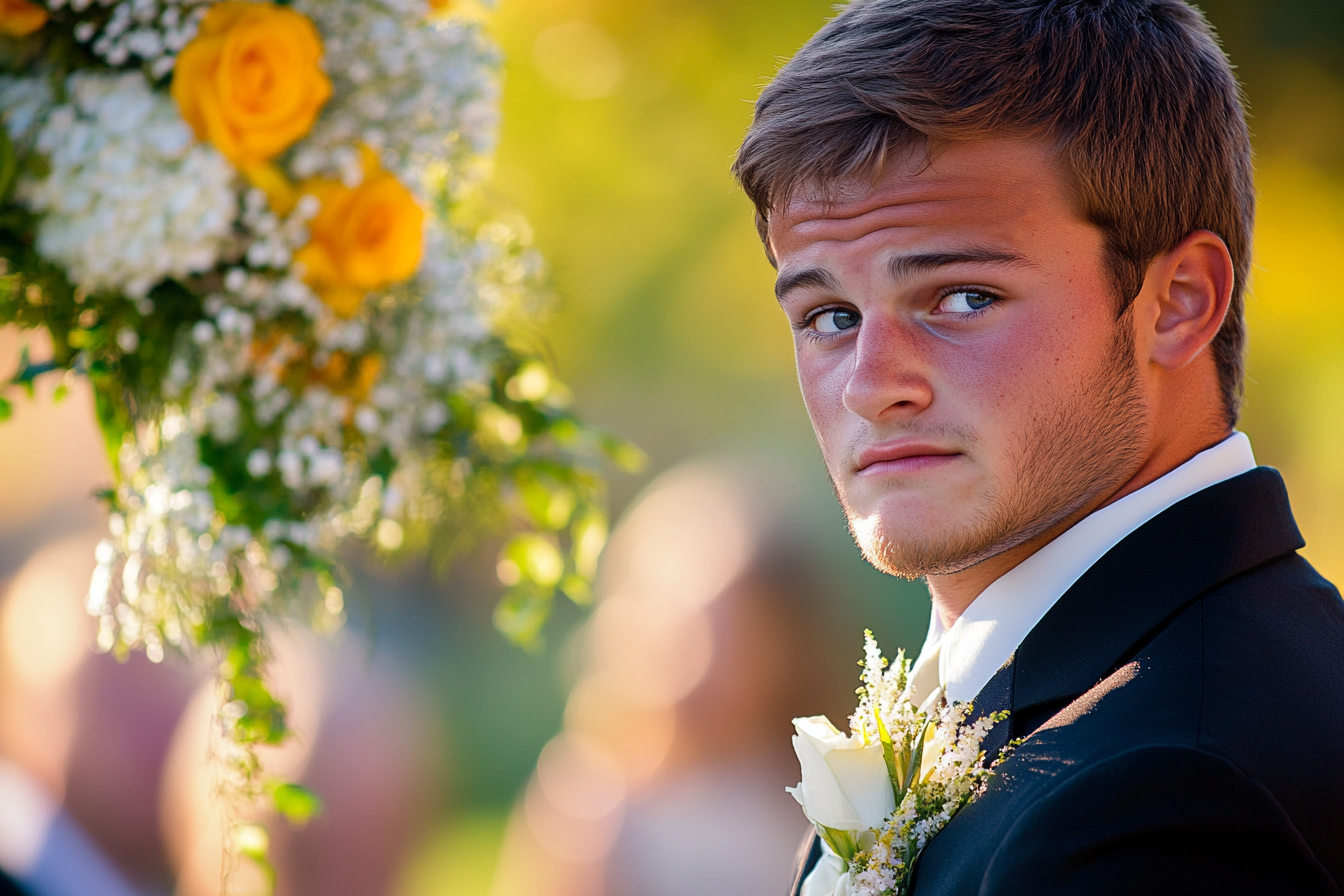 The groom at a wedding | Source: No source