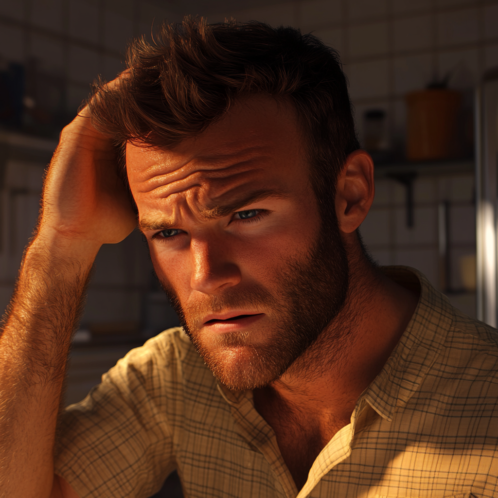 An anxious man | Source: No source