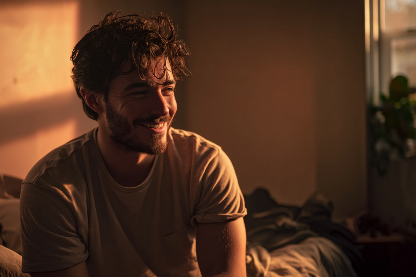 A man smiling | Source: No source