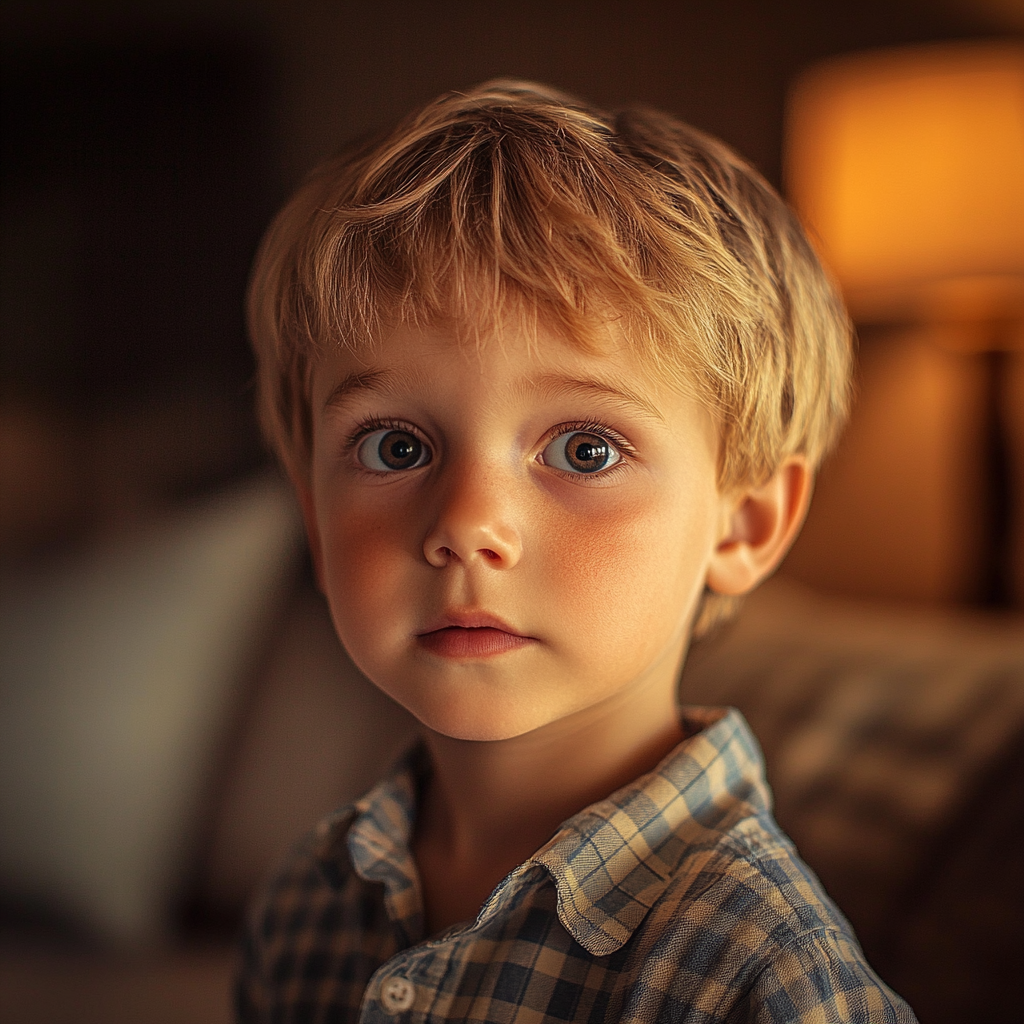 A little boy with curious eyes | Source: No source