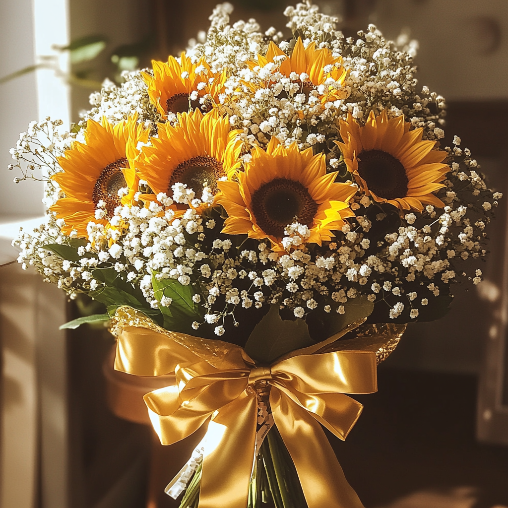 A bouquet of sunflowers | Source: no source