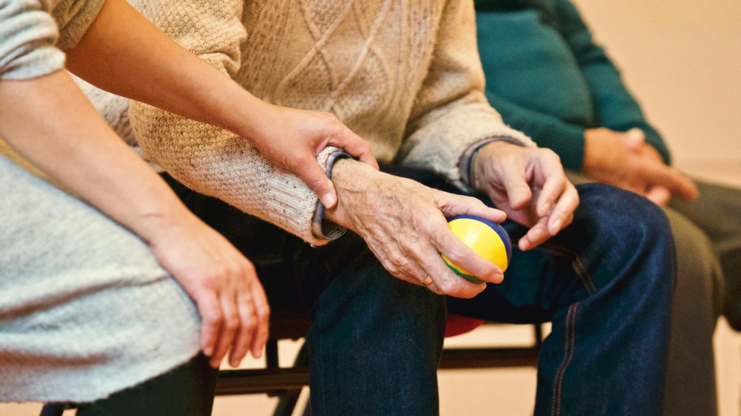 Man holding stress ball | Source: Pexels