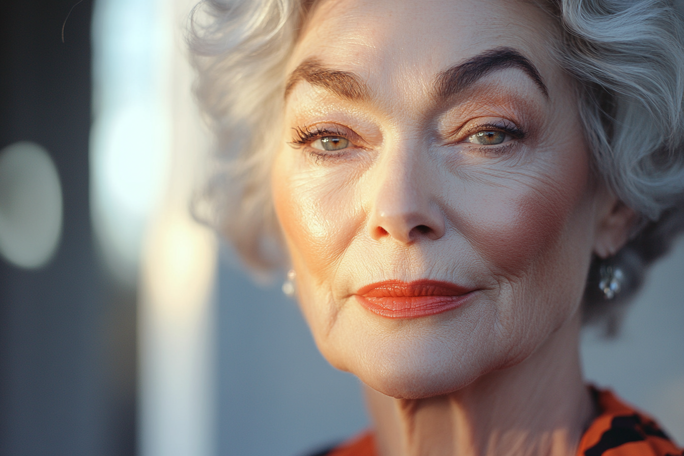 An older woman smiling | Source: no source