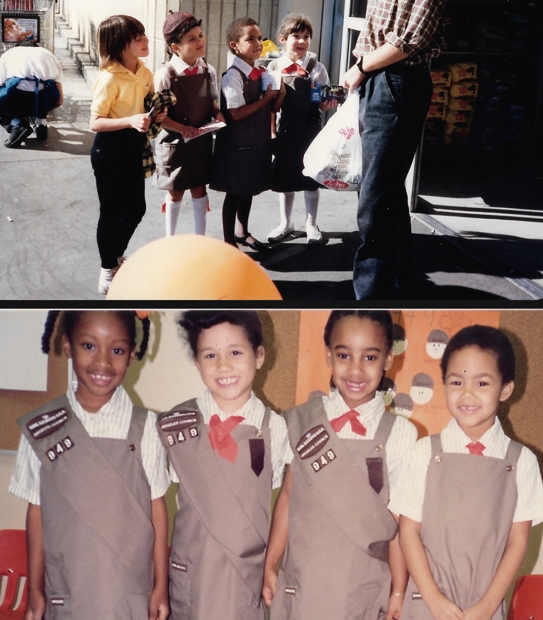 A throwback pictures of Meghan Markle with her classmates, dated April 8, 2025 | Source: Instagram/meghan