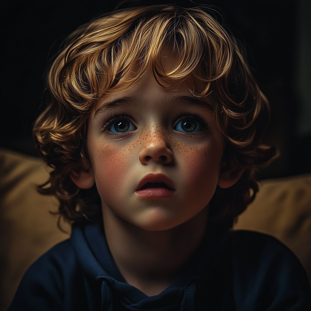 A distressed boy | Source: no source