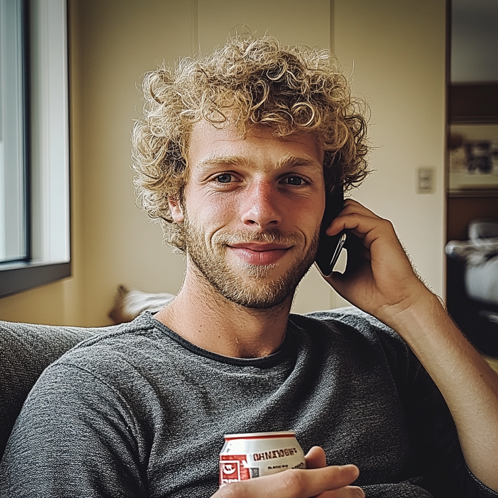 A man talking on the phone | Source: no source
