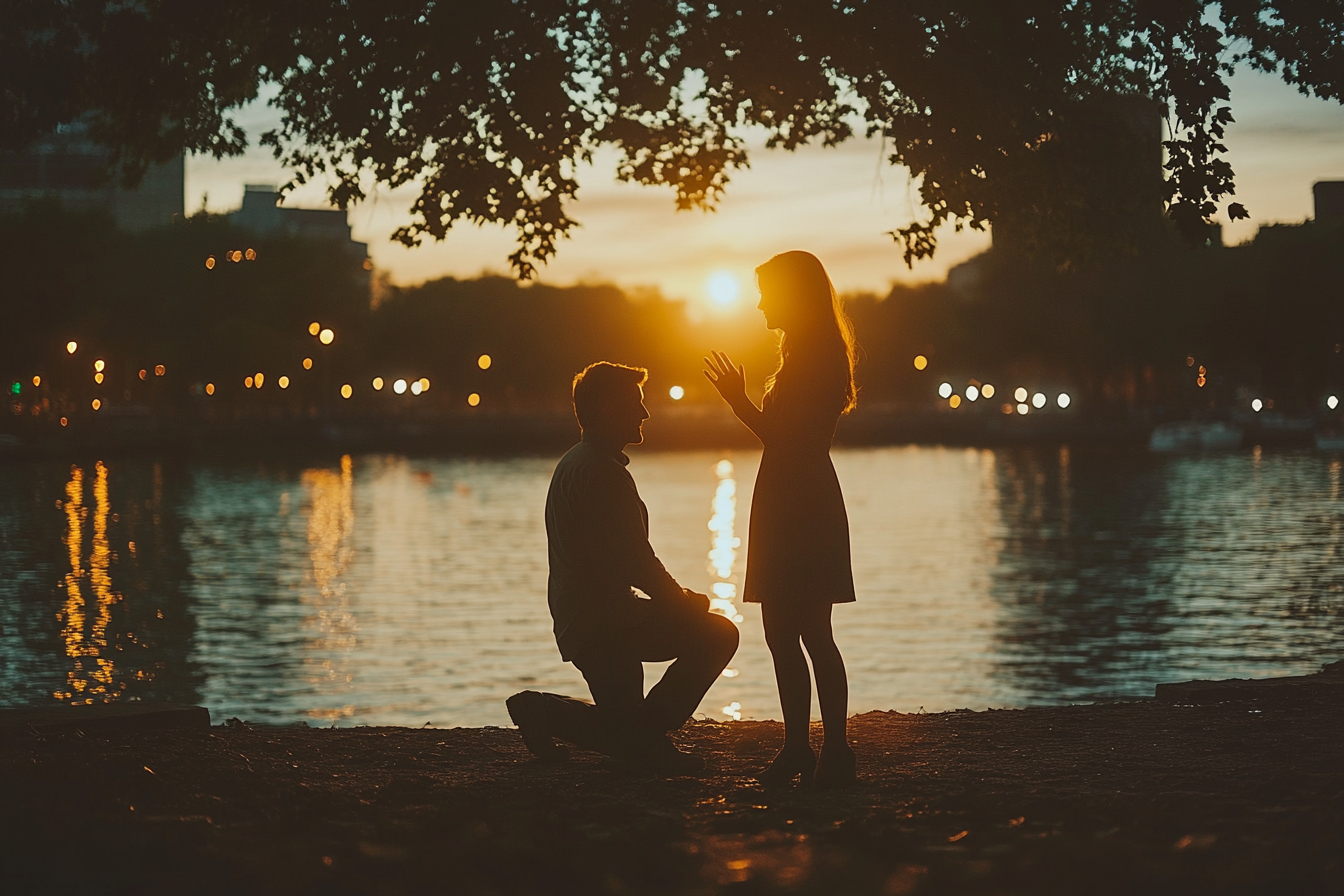 A man proposing | Source: No source