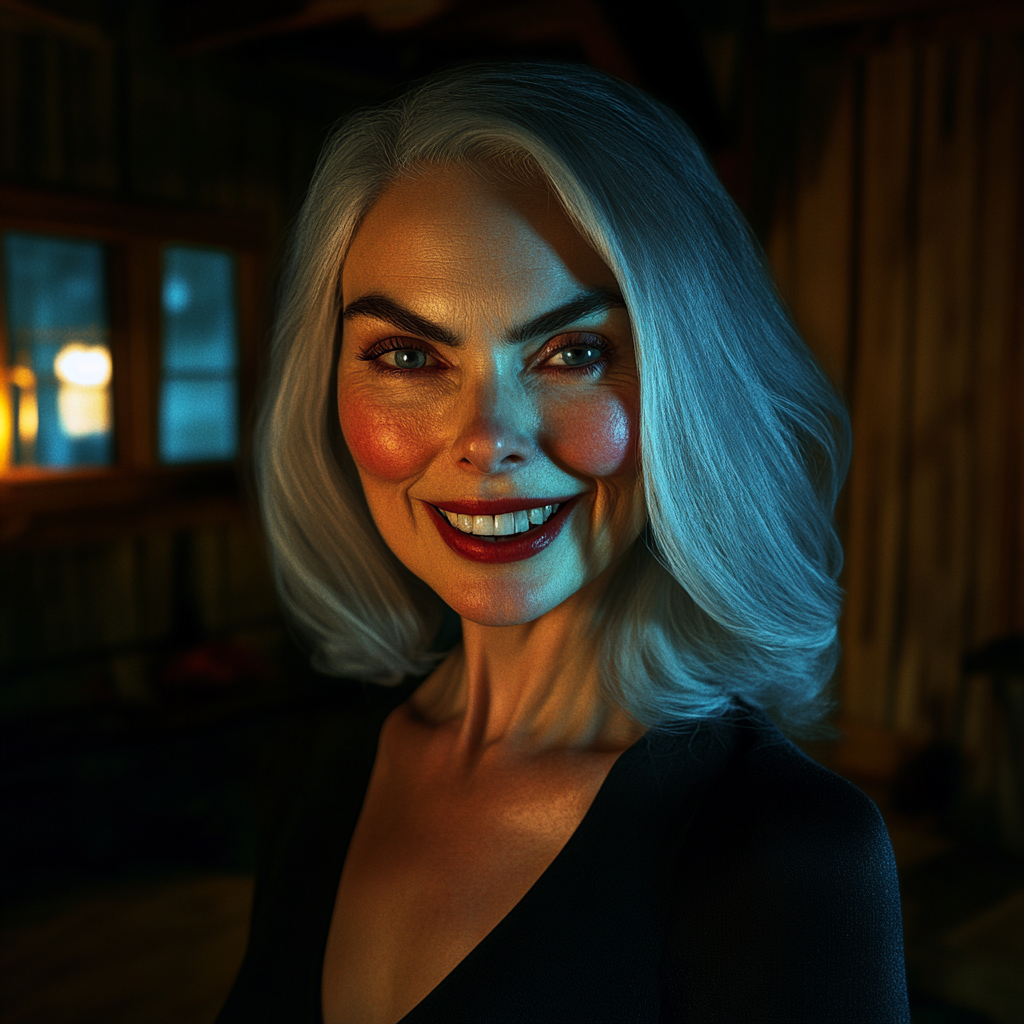An older woman smiling | Source: No source