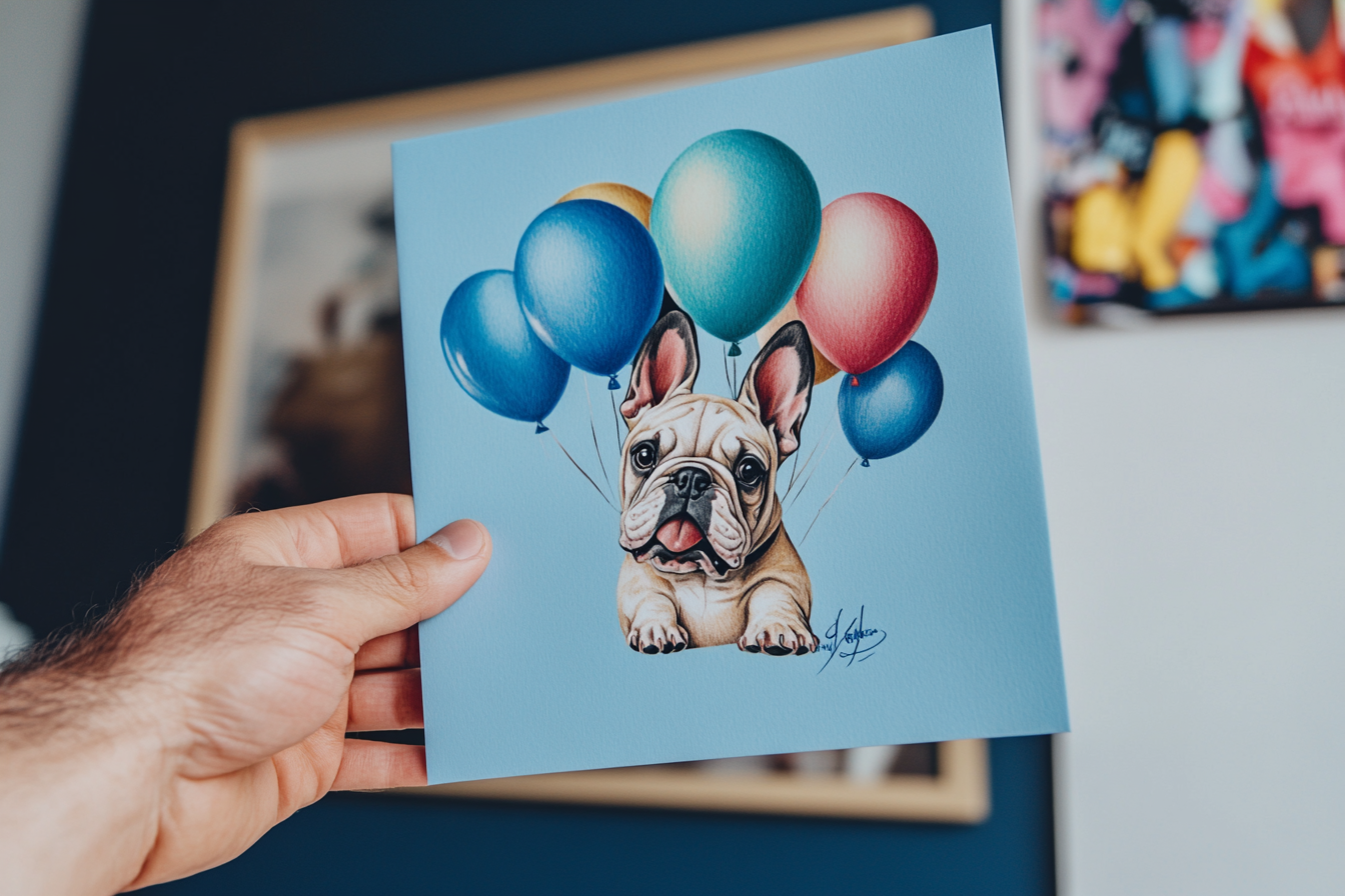 Close-up of a man holding a birthday card | Source: no source