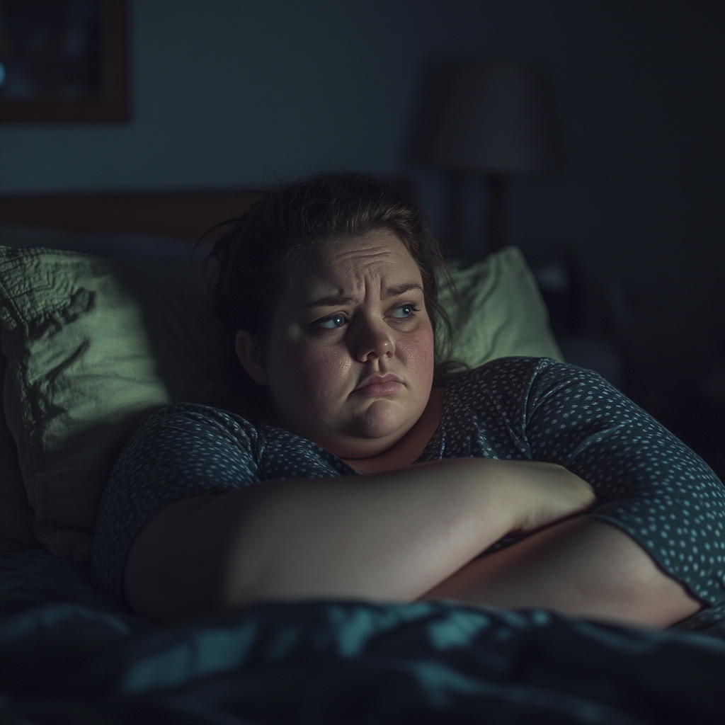 A sleepless woman in bed | Source: no source