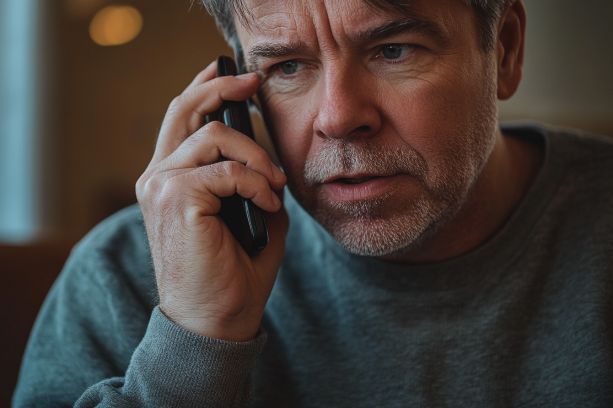 A man talking on the phone | Source: No source