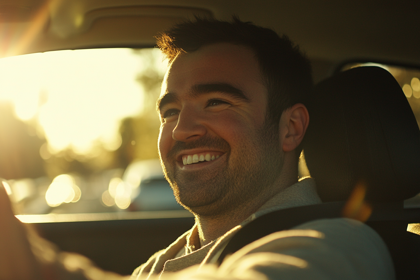 A man driving a car | Source: No source