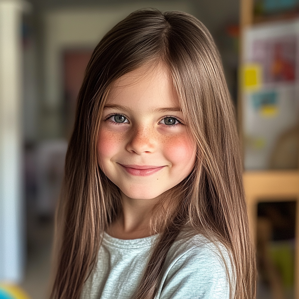 A smiling little girl | Source: No source